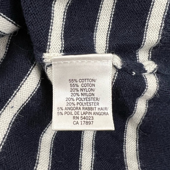 XS Banana Republic Stripped Nautical Sweater Navy/White - Picture 7 of 11